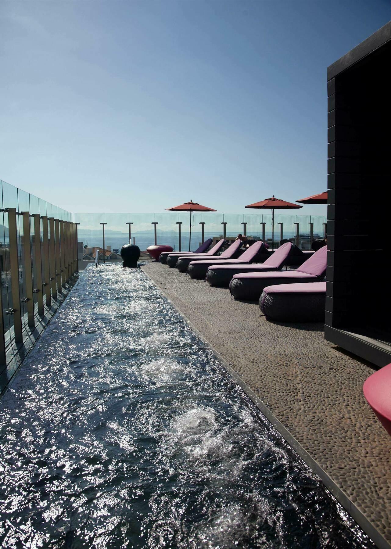 The Vine Hotel Funchal  Exterior photo The rooftop pool at the hotel